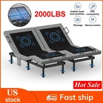 Split King Electirc Adjustable Bed Frame Base With Massage Remote Usb Twin Xl. Fixed Price $339.00.