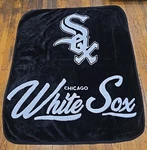 Chicago White Sox Plush Throw Blanket - Mlb. Fixed Price $35.00.