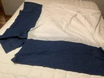 Vtg King Size Denim Bed Skirt Kimlor Mills. Fixed Price $49.00.