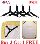 Bed Suspender Straps Mattress Fastener Holder Triangle Grippers Sheet Clips. Fixed Price $5.99.