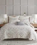 Levtex Becker Reversible 3-PC. Quilt Taupe California King Bed Set. Fixed Price $169.99.