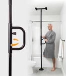 Stander Security Pole Curve Grab Bar, Elderly Tension Mounted Transfer. Fixed Price $149.99.