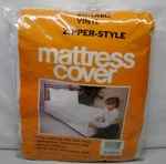 Excellent Art Durable Vinyl Zipper Style Mattress Cover Queen Check Size. Fixed Price $39.99.