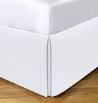 Today Home Twin 14 Bed Skirt White Tailored Basic Microfiber By Levinsohn New. Fixed Price $7.32.