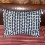 Taylor Linens Indigo Mud-cloth? Lumbar Boho Floral Stripe Pillow Cover + Insert. Fixed Price $25.00.