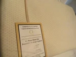 Veratex Ardmore Combed Cotton Queen Sheet Set Ivory New. Fixed Price $199.99.