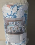 Mainstays King Set Paris Eiffel Tower Floral Quilted Polyester 3PC. Fixed Price $39.12.