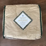 New Vintage Waterford Queen Tailored Bed Skirt Khaki Tan. Fixed Price $35.00.