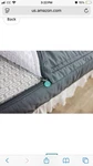*new* Beddy Reese Gray Minky Twin Xl Bedding Set Dorm. Fixed Price $135.00.
