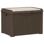 Patio Storage Box Chest Blanket Case Outdoor Backyard Front Porch Pp Vidaxl. Fixed Price $125.99.