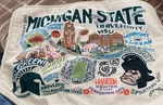 Catstudio Michigan State University College 16X12 Pillow Case Cover Spartans. Fixed Price $19.99.