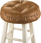 Collections Etc Foam-padded Thick Waterproof Barstool Seat Cover Cushion Brown. Fixed Price $25.99.