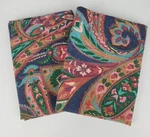 Vintage Revman Industries King Pillowcases Sham Blue Teal Paisley 19 X 39. Fixed Price $17.99.