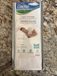 New Unopened- Claritin King Pillow Soft Cotton Protector Hypoallergenic. Fixed Price $13.29.