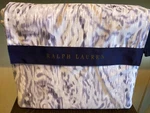 New Ralph Lauren King Duvet Lorelai Cotton Sateen Watercolor Periwinkle MSRP$500. Fixed Price $89.98.