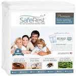 Saferest Premium Box Spring Encasement Queen Mattress - White. Fixed Price $38.99.