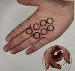 1 Pack Of 250 Mini Black Rubber Bands For Hair Ties Crafts Pony Holder Etc.. Fixed Price $5.95.