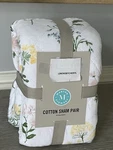 Martha Stewart Josephine Floral Pink, Blue, Yellow King Pillow Shams Pr. Fixed Price $36.99.