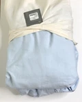 Restoration Hardware Garment-dyed Percale Box Spring Cover King Sky New $129. Fixed Price $39.99.