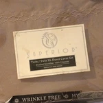 Superior Twin/twin Xl Duvet Cover Set Beige Microfiber Wrinkle Free 3000 Series. Fixed Price $39.99.