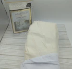 Cotton Collection By Levinsohn Twin Ivory Split Corners Bed Skirt 15" Drop. Fixed Price $9.92.