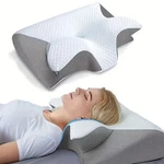Pillow Cervical Memory Anti Snore Ergonomic Premium Neck Pain Relief Foam. Fixed Price $21.98.