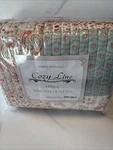Cozy Line Home Quilt Set 92" X 106" Cotton King Floral Multi-colored 3-PIECE New. Fixed Price $99.00.