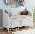 Rustic Style Solid Wood Entryway Multifunctional Storage Bench. Fixed Price $169.99.