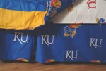 College Covers Everything Comfy Kansas Jayhawks Dust Ruffle Bed Skirt, Queen. Fixed Price $21.30.
