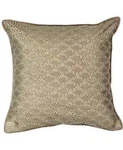 Beautyrest Sandrine Eyelet Decorative Pillow, Golden Brown, 16X16. Fixed Price $13.49.