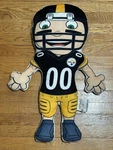 Rare 2017 Northwest Co. Nfl Pittsburg Steelers Body Pillow. Fixed Price $39.99.