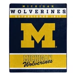 Northwest Ncaa Michigan Wolverines Raschel Throw Blanket, 50" X 60". Fixed Price $39.99.