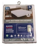 Sofa Mattress Encasement Cover Protector 60"X72"X7" Zip Click Clean Rest Q. Fixed Price $26.99.