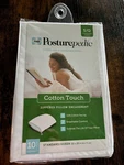 Sealy Posturepedic Cotton Touch Zippered Pillow Protector Standard/queen White. Fixed Price $14.99.
