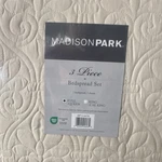 Madison Park Full/queen Bedspread Set Beige Damask Quilted 3-PIECE. Fixed Price $59.99.