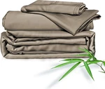 Home Queen Bed Set, 100% Rayon Derived From Bamboo, Luxuriously Sof. Fixed Price $92.99.