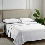 Luxury Egyptian Cotton Queen Stripe Sheet Set - 600 Thread Count Extra Long Stap. Fixed Price $94.99.