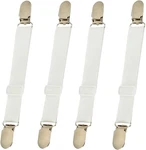 4 Piece Bed Sheet Grippers Set Holders Metal Clasp Iron Board Straps Clip. Fixed Price $8.74.
