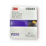 3M Wetordry Abrasive Sandpaper Sheet (02043, 2043), 220 Grit, 50 Count. Fixed Price $57.50.