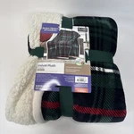 Better Homes & Gardens Plaid Velvet Plush Reverse Faux Shearling 50"X60" Throw. Fixed Price $17.95.
