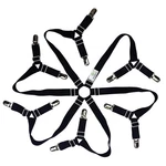 Toweter Adjustable Elastic Fitted Straps,crisscross Bed Fasteners Suspenders,.... Fixed Price $15.05.
