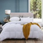 Oversized King Comforter Duvet Insert White, All Season Down Alternative Comf.... Fixed Price $120.48.