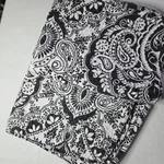 Lush Decor Aubree Black And White Paisley Geometric Quilted Pillow Shams Bedding. Fixed Price $19.99.