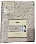 Domain Quilted Matelasse Pillow Standard Sham Beige 21" X 27" Soft Microfiber. Fixed Price $14.40.