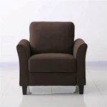 Hawthorne Collections Polyester Coffee Chair Rectangular Curved Arms 33.9"H X.... Fixed Price $284.99.