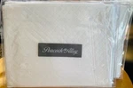 King Pillow Shams White Set Of 2 Oxford Diamond Pique By Peacock Alley. Fixed Price $165.00.
