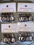 4 Pack Of Martha Window 7 Clip Rings Antiqued Copper Nos Fits Rod Up To 1.25". Fixed Price $35.00.