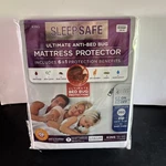 Sleep Safe Premium King Mattress Protector White - Read. Fixed Price $46.89.