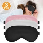 3PCS Travel Silk Eye Mask Sleeping Soft Padded Shade Cover Blindfold For Women. Fixed Price $7.89.