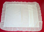 (1) Linens 'n Things Eyelet Sham W/ 3.25" Ruffle White Standard **new**. Fixed Price $8.99.